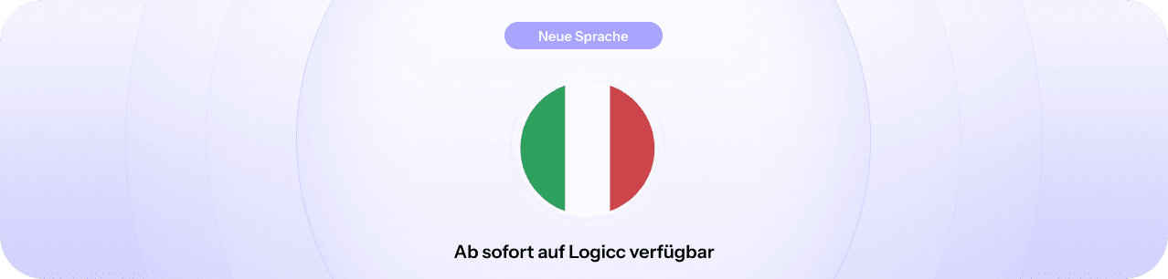 Hello โ Logicc is now available in Italian! ๐ฎ๐น